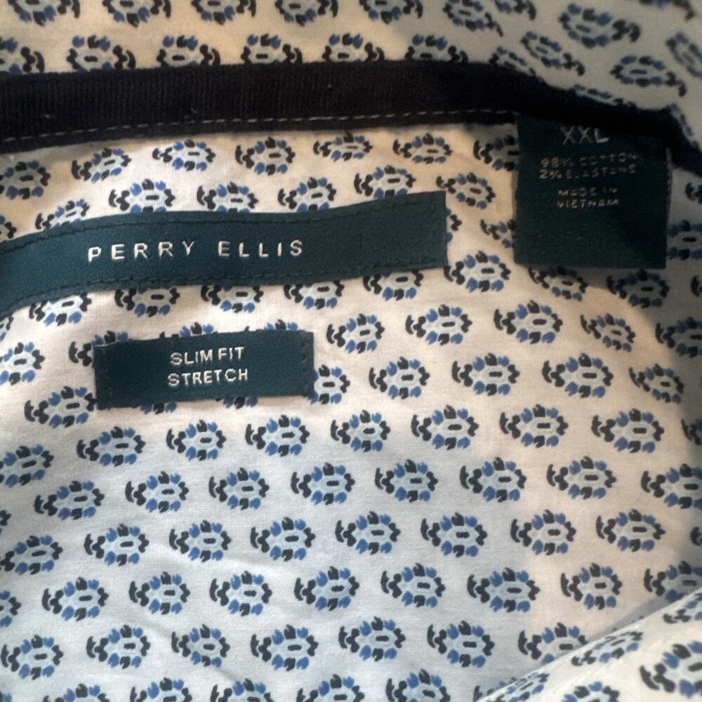 perry ellis mens shirt XXL Long sleeve. 0019